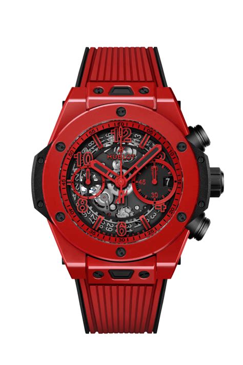 hublot watches red colour|Hublot black magic 42mm.